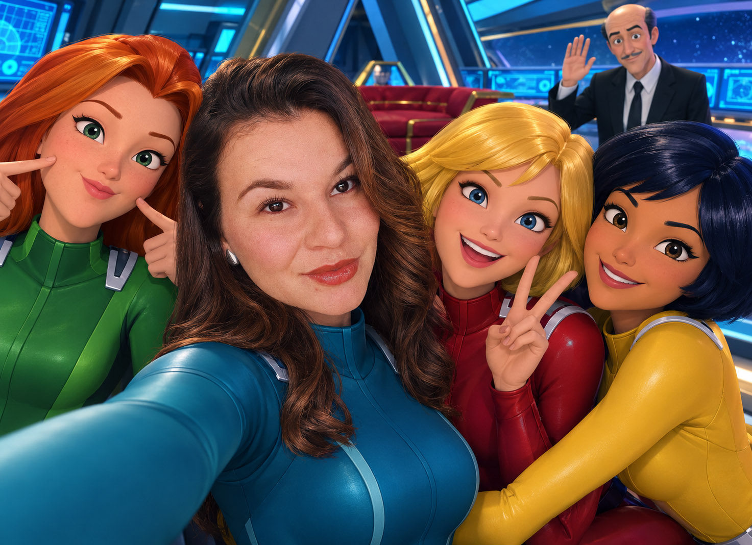 Sua foto com as Três Espiãs demais